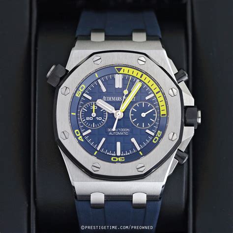 audemars piguet chrono acciaio|pre owned audemars piguet watch.